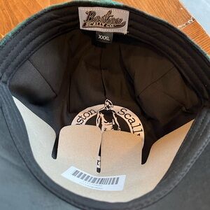 Boston Scally Co. Green and Black Plaid Hat